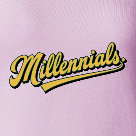 Generace Y - Millennials žlutý nápis