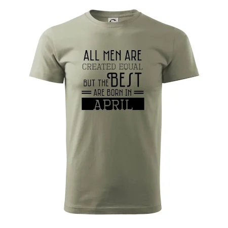 All men are created equal april