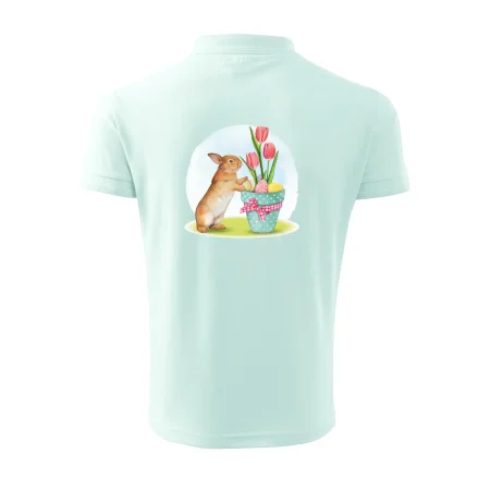 Veľkonočný zajačik tulipány