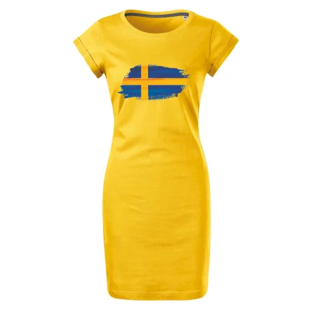 Švédska vlajka kreslená