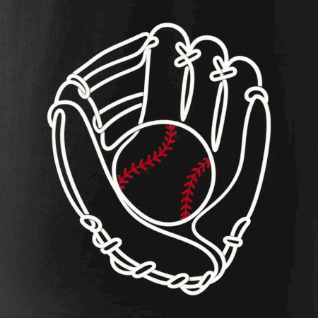 Baseballová rukavice minimalistická linka