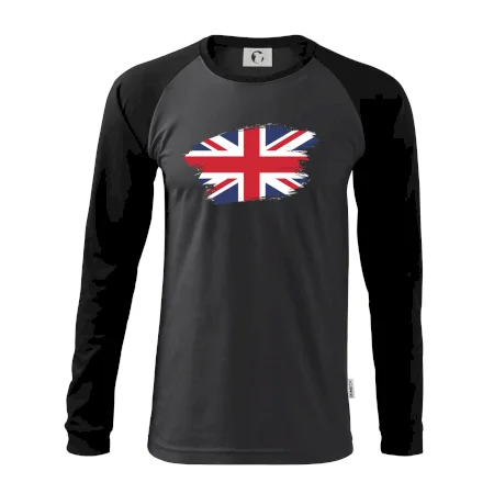 Britská vlajka roztrhaná