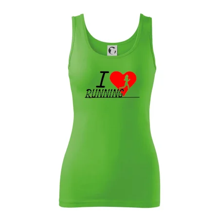 I love running dievča