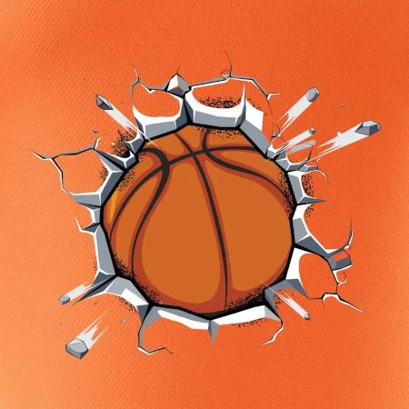 Basketbal lopta v triku