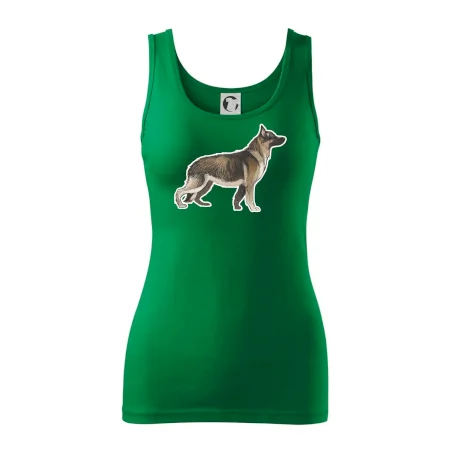 Nemecký ovčiak - hnedý kreslený