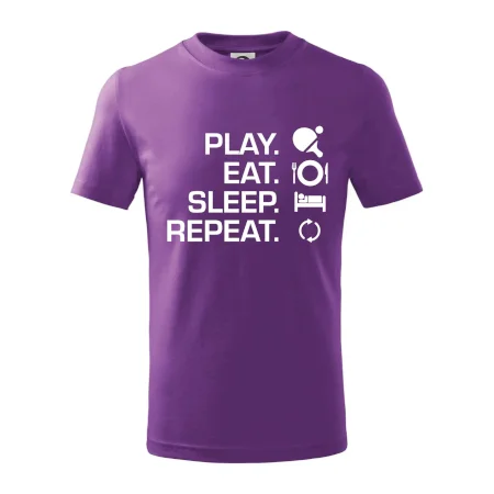 Stolný tenis - eat sleep