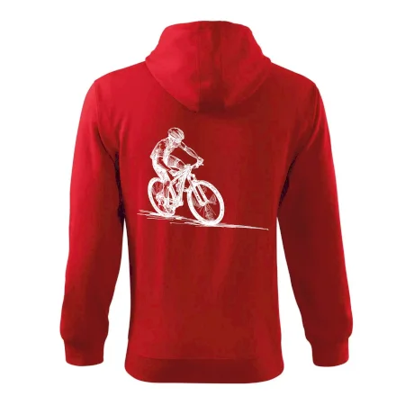 MTB kreslený cyklista