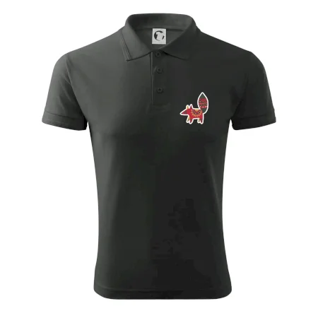 Folklór na prsníku líška