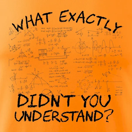 What exactly didn't you understand - physics