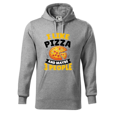I like pizza and maybe 3 people