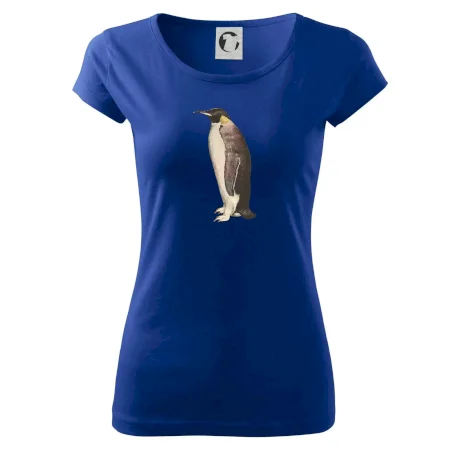 Tučniak kreslený vodovými farbami