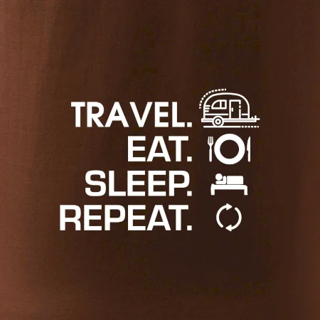 Eat sleep travel - Malý príves
