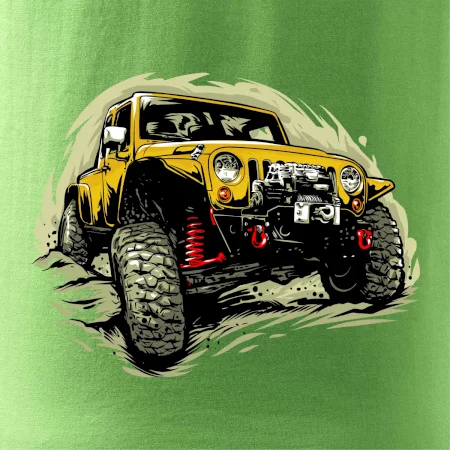Žltý offroad s navijakom