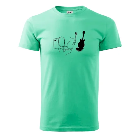 Mačka a gitara WC