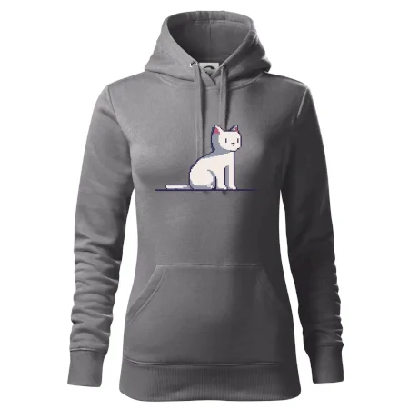 Mačka biela pixel