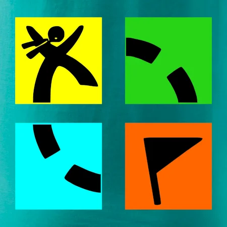 Geocaching logo farebné
