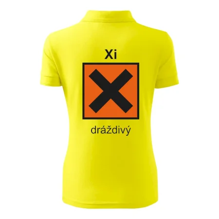 Xi Dráždivý - Výstražná tabuľka na tričku