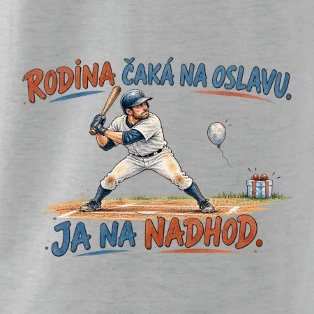 Rodina čaká na oslavu ja na nadhod