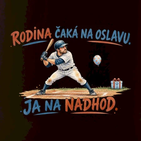 Rodina čaká na oslavu ja na nadhod