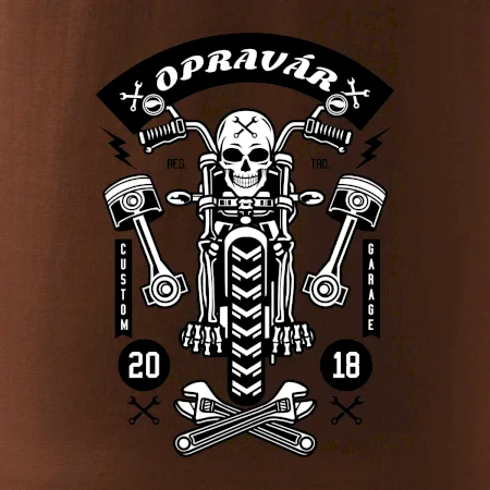 Motorkár  lebka opravár
