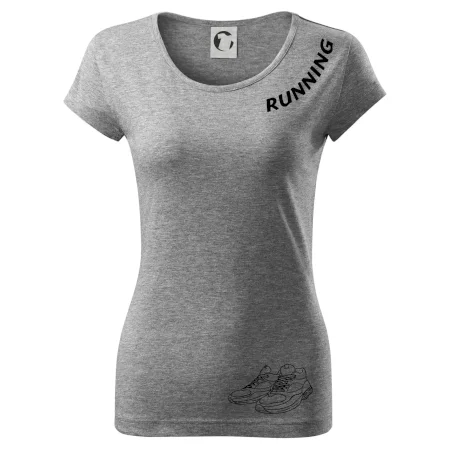 Running nápis šikmo