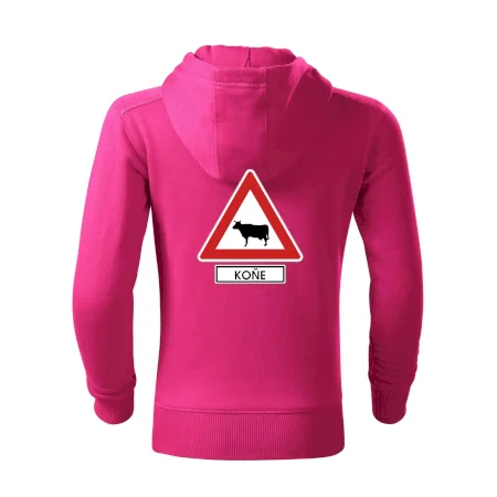 Dopravní značka - Pozor koně / kráva