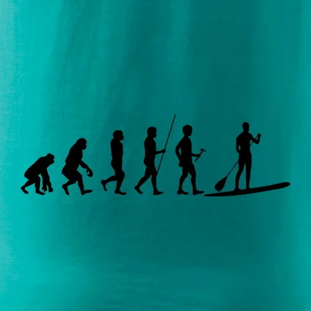 Evoluce paddleboard muž