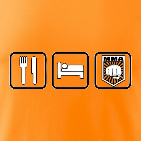 Eat sleep MMA v řádku