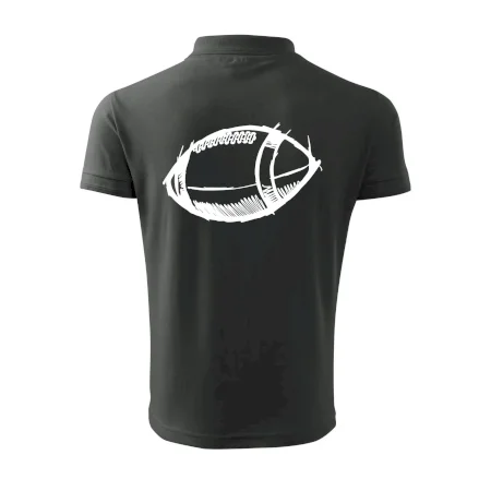 Americký futbal lopta skica