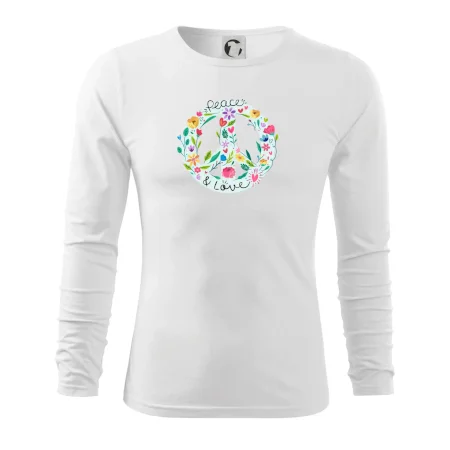 Peace and love symbol