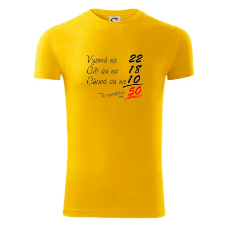 Vyzerá, cíti sa, chová sa - 50 rokov