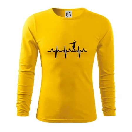 EKG tanečnice salsy