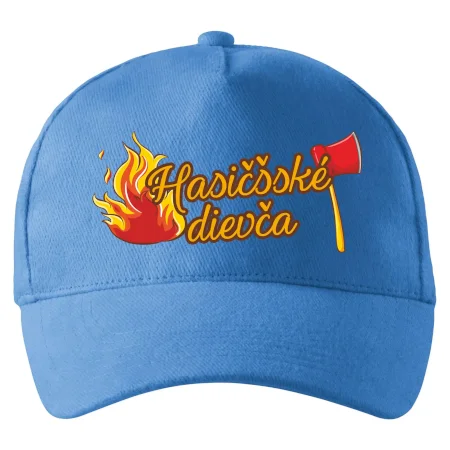 Hasičšské dievča oheň a sekera