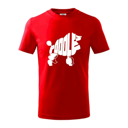 Pudel - nápis v tele