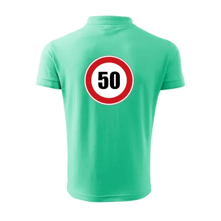 Dopravná značka - obmedzenie rýchlosti 50