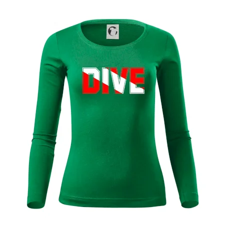 Dive nápis vlajka