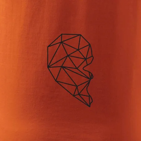 Párový motív srdca geometrie - ONA