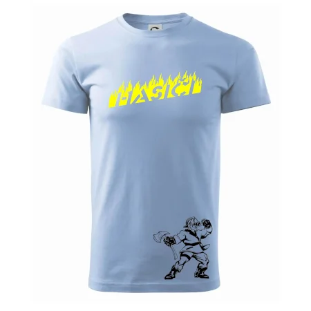 Hasič stojaci - nápis hasiči - Veľký nápis na chrbte