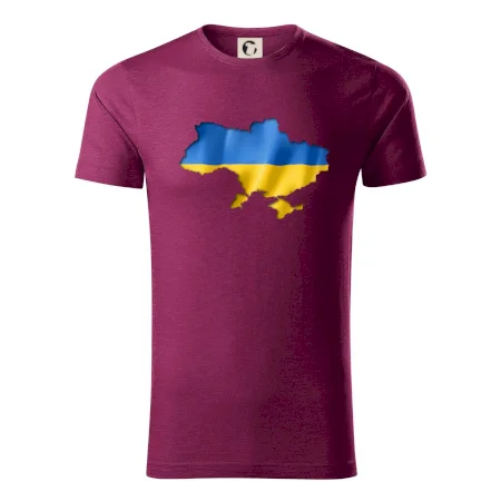 Ukrajina vlajka mapa