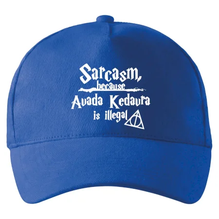 Harry - Sarcasm, because Avada Kedavra is illegal