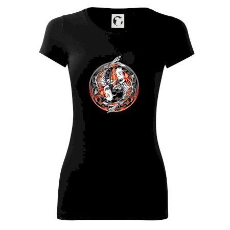 Yin & Yang Koi kapor - oranžový