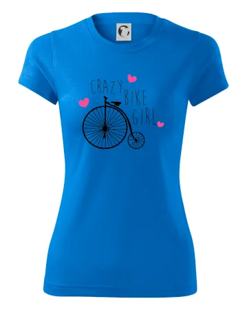 Crazy bike girl