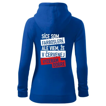 Síce som farboslepá, ale viem, že v červenej vyzerám dobre