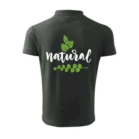 Natural - nápis v listoch