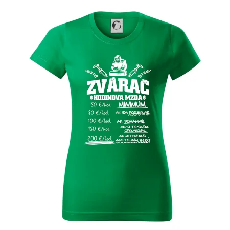 Hodinová mzda zvárač