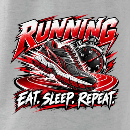 Bežecká topánka so stopkami eat sleep repeat
