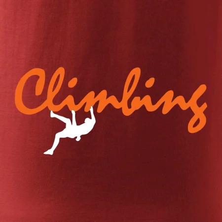 Climbing písací text