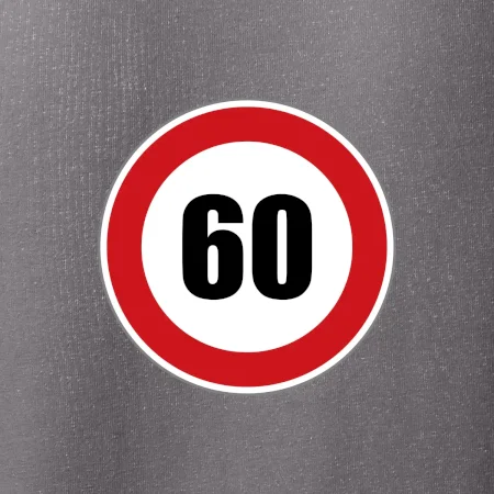Dopravná značka - obmedzenie rýchlosti 60
