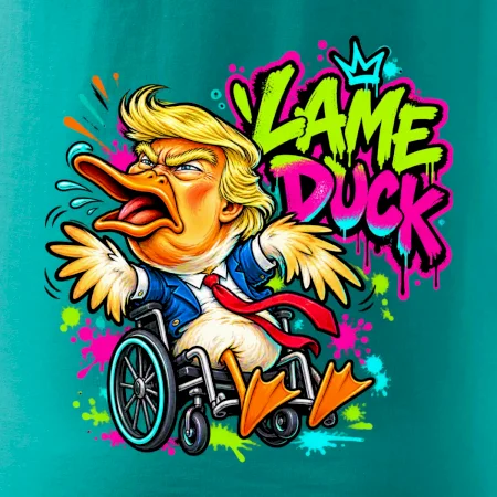 Trump lame duck graffiti