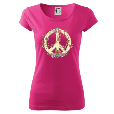 Peace symbol pieskový